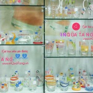 In cốc, in ảnh, in logo lên cốc, pha lê, cốc thủy tinh ở tại Hưng Yên