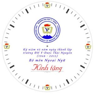 In đồng hồ quà tặng doanh nghiệp, in quảng cáo trên đồng hồ