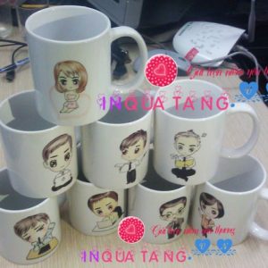 In cốc, in ảnh, in logo lên cốc, pha lê, cốc thủy tinh ở tại Quảng Ninh