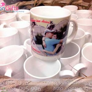Phôi cốc sứ in chuyển nhiệt bát tràng giá rẻ nhất Hà Nội