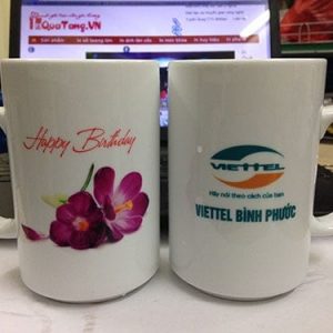 In ảnh lên cốc logo lên cốc Viettel
