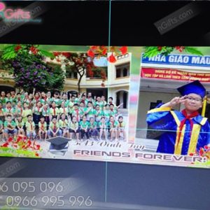 In ảnh lên cốc lớp trường tiểu học vĩnh tuy