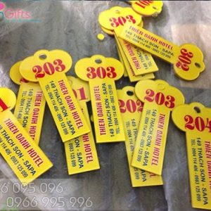 Làm móc khóa nhà nghỉ khách sạn giá rẻ nhất
