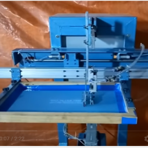 Máy in lụa tròn in cốc thủy tinh tự động