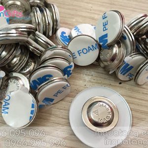 Nam châm gắn làm huy hiệu tròn cài áo
