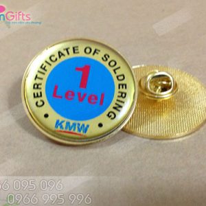 Cơ sở sản xuất huy hiệu đồng in logo in ảnh giá rẻ Hà Nội