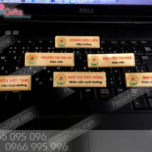 In thẻ tên giáo viên trường mầm non ở Hà Nội
