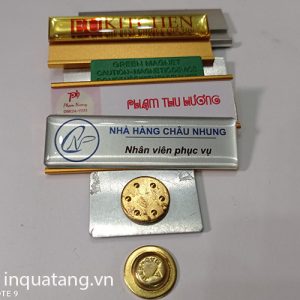 Bảng tên nhân viên nam châm 1 đốt