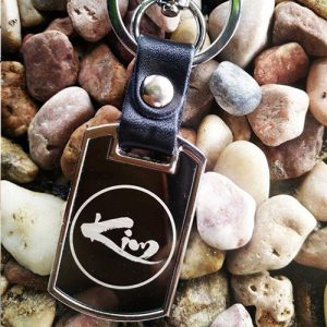 Móc khóa kim loại khắc tên inox