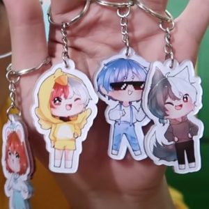 Móc khóa hero team in móc khóa hero team cực cute nhé