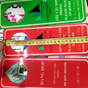 Móc khóa acrylic nhà nghỉ khách sạn cỡ lớn