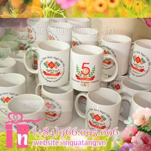In cốc doanh nghiệp in ảnh in logo lên cốc sứ, cốc thủy tinh