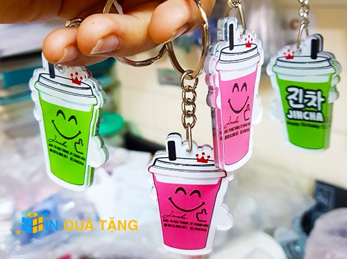 In móc khóa theo yêu cầu, móc khóa mica, acrylic, móc khóa nhựa dẻo làm quà tặng ở Hà Nội